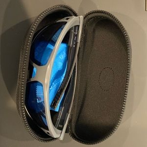 Never Worn: Brand New Costa Diego Sunglasses. Matte Gray Blue Polarized lenses.